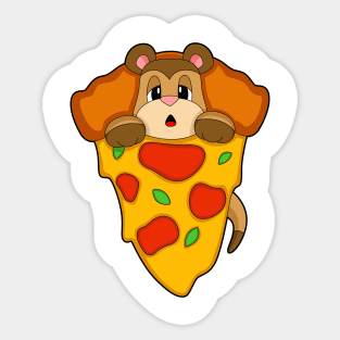 Meerkat Pizza Sticker